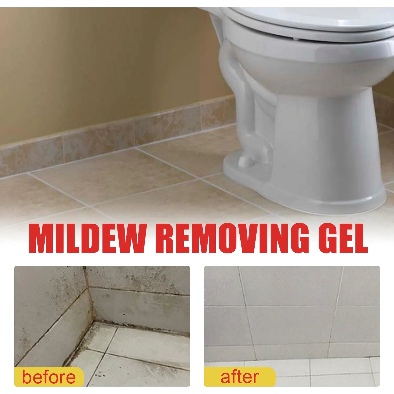 Mildew Cleaning Gel Tile Gap Spot Removal Sink Edge Mildew Cleaner Wall Mold Remover Refrigerator Cleaning Agent Walls Caulk Gel
