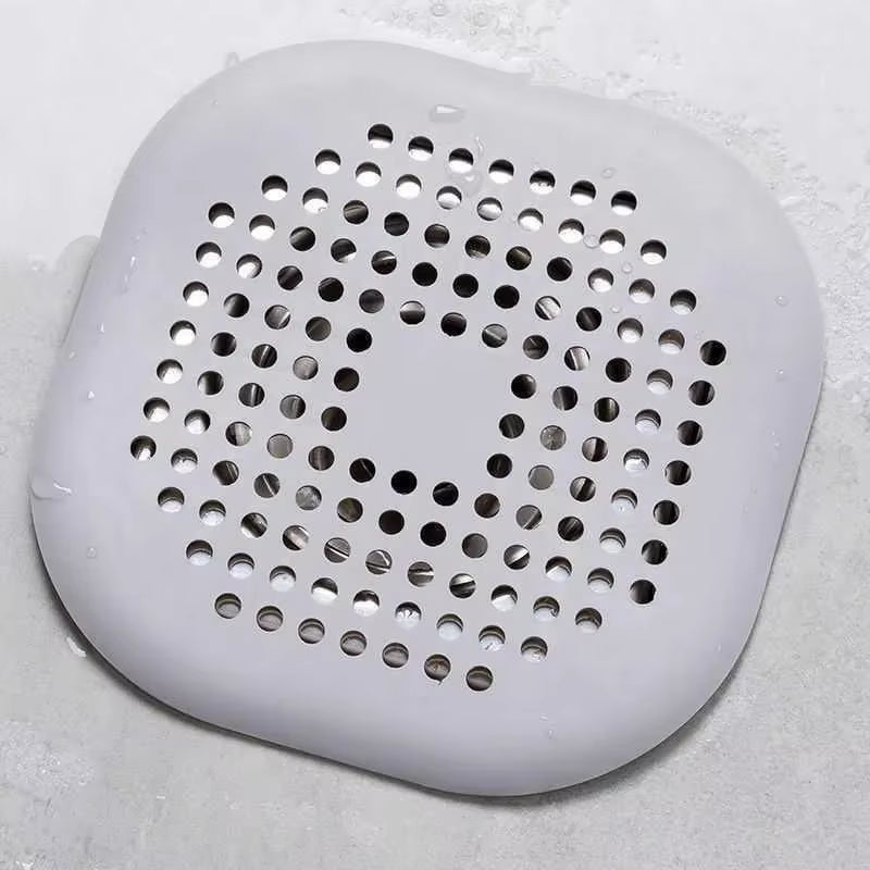 1/2/10/20Pcs Shower Drain Hair Catcher Sink Strainer Drain Cover Hair Catcher Silicone Hair Filter Kitchen Bathroom Accessories